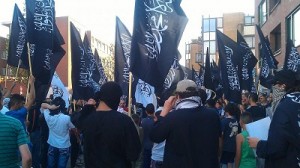 ISIS demo in The Hague, Holland. Photo: Wiesenthal Center