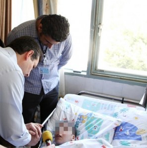 Syria opposition official visits Sieff Hospital in Safed Israel. Photo: Sieff Hospital