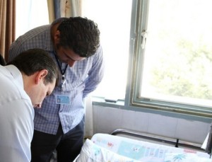 Syria opposition official visits Sieff Hospital in Safed Israel. Photo: Sieff Hospital