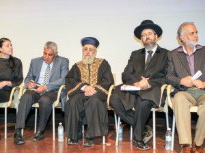 Israeli Jewish, Arab religious leaders meet in Lod to avert holiday tensions. Photo: Danny Meron, NRG 