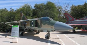 Defected Syrian MIG-23 bomber on display at Israel's Hatzerim air museum. Photo: Wikipedia