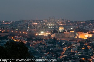 The Temple Mount atop Jerusalem's Old City. Photo: Dave Bender