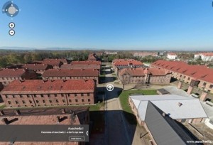 Auschwitz virtual tour. Photo: screenshot.
