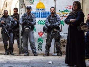 Border police in Jerusalem Old City. Photo: Twitter. Border police in Jerusalem Old City. Photo: Twitter.