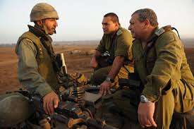 IDF incoming Chief of Staff, Maj.-Gen. Gadi Eisenkot (r) with troops. Photo: IDF. IDF incoming Chief of Staff, Maj.-Gen. Gadi Eisenkot (r) with troops. Photo: IDF.
