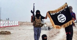 ISIS flags. Screenshot