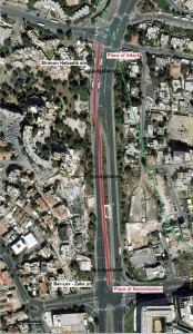 Jerusalem vehicular terror attack map. Image Dan Smith of Israellycool Jerusalem vehicular terror attack map. Image Dan Smith of Israellycool