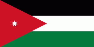 The flag of Jordan.An anti-normalization group strongly criticized Jordanian officials for participating in a recent Israeli Independence Day ceremony. Photo: Wikimedia Commons.