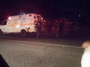 Magen David Adom, vehicular attack on IDF soldiers near Gush Etzion