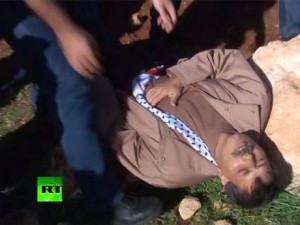 Palestinian Authority official Ziad Abu Ein. Photo: Screenshot.