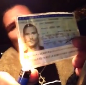 Jewish protest over French Palestine vote. Photo: Screenshot, JSS News.