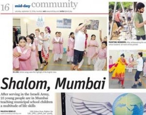Helpers Without Borders featured in the Times on India. Screenshot: NRG.
