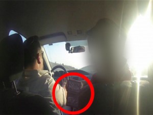 'We're the Military Police soldier, and you're under arrest.' Photo Screenshot, Ch. 2 News.