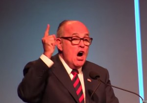 Former New York City mayor Giuliani. Photo: Screenshot. 