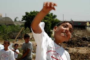 rock throwing