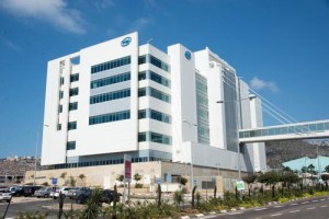 The Intel building in Haifa, Israel. The company will close its Jerusalem-based production plant. Photo: Wikimedia Commons.