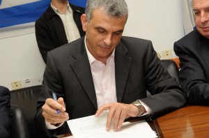 Israeli Finance Minister Moshe Kahlon, pictured, said Israel’s commitment  to the victims of terrorism and their families is "rock solid." Photo: Wikpedia.
