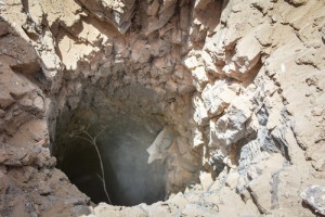 A Hamas terror tunnel, which have mysteriously collapsed one after the other in recent months. Photo: Israel Defense Forces.