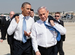 US President Barack Obama and Israeli Prime Minister Benjamin Netanyahu. The NSA was reportedly spying on Netanyahu during the Iran nuclear talks in spite of President  Obama's 2014 promise to limit eavesdropping on foreign leaders. Photo: Wikimedia Commons.