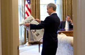Rahm Emanuel with US President Barack Obama. Photo: Official White House photo by Pete Souza.