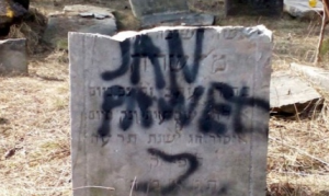 vandalized Headstones, jewish cemetery