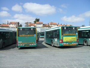 Egged buses in Israel