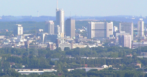 The skyline of Essen, Germany. Photo: Wikimedia Commons.