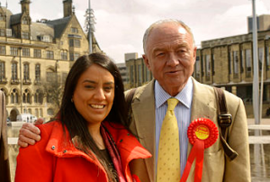 Bradford West Labour MP Naz Shah (L) and Labour member and former London mayor Ken Livingstone. Both were suspended from the Labour Party. Photo: Wikimedia Commons