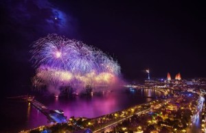 The countdown to the beginning of the European Games in Baku, Azerbaijan. Photo: Urek Meniashvili via Wikimedia Commons.