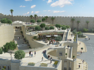 The Israeli national building committee approved the construction of Jerusalem’s "Kedem” visitor’s center. Photo: City of David.