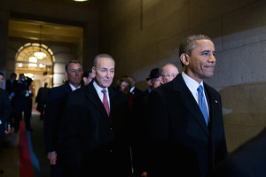 President Obama and Democratic Senator Chuck Schumer. Photo: Pete Souza/White House.