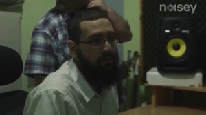 Israeli rapper Ohad Cohen talks to Mike Skinner about his music. Photo: Screenshot.