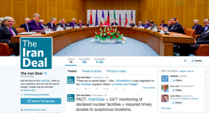 The new @TheIranDeal Twitter handle from the White House.