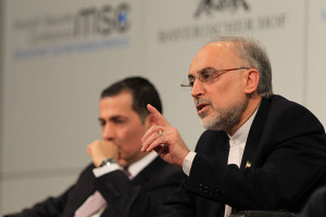 Ali Akbar Salehi, (on the right). PHOTO: Wikipedia.