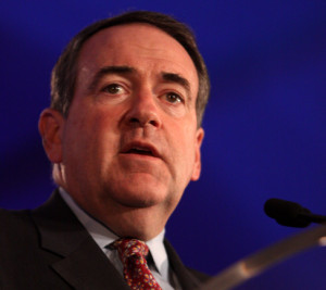 Republican presidential candidate Mike Huckabee. Photo: Wikimedia Commons.