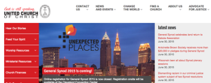 The United Church of Christ passed a resolution to divest from companies that do business with Israel. Photo: Screenshot.