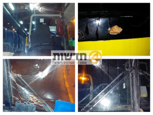 Multiple stone-throwing attacks were carried out against Israeli vehicles in the West Bank. PHOTO: 0404 News.