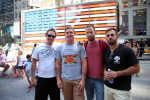From left to right: Seth Meney, Matthew Pennington, Tomer Weinberg and Amit Zohar. Photo: Bentzi Sasson. 
