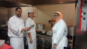 Chefs taking part in the new program sponsored by Hilton. Photo: Tazpit News Agency. 