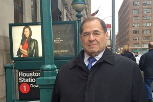 Congressman Jerry Nadler in New York City. His support for the deal will earn him the title of 'traitor,' says Torossian.