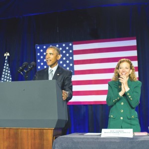 Democratic National Committee Chairwoman Debbie Wasserman Schultz. She hasn't come out in favor of or against the Iran nuclear deal. But her Jewishness is highlighted in the media. Photo: Facebook.