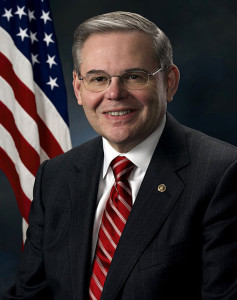 Senator Bob Menendez strongly pressed Wendy Sherman on the 'deal or war' dichotomy, often touted by the Obama administration. Photo Wikipedia. 