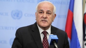 The Palestinian Authority's ambassador to the UN spoke about efforts within the Security Council to end Israeli control over the West Bank. PHOTO: United Nations.