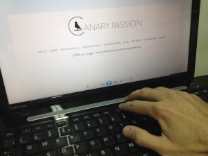 Canary Mission's website. 