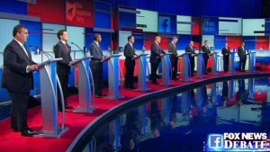August's Republican Presidential debate. Photo: Screenshot.