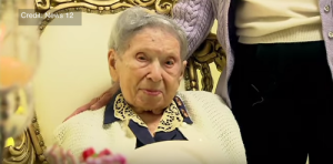 Jewish woman Goldie Steinberg died this week at age 114. Photo: YouTube screenshot via News 12.