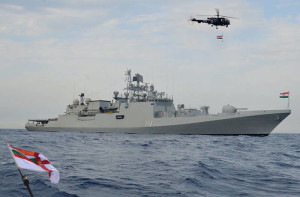 India's INS Trikand (pictured) entered the port of Haifa, Israel, on Aug. 19. During the ship's four-day stay, extensive engagements were planned with the Israeli Navy. Photo: Indian Navy via Wikimedia Commons