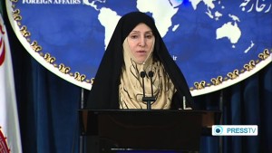 Iranian Foreign Ministry Spokeswoman Marzieh Afkham. Photo: Press TV/screenshot.