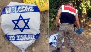 Locals in Turkey thought an Israeli balloon was a UFO. Photo: Hurriyet Daily News.