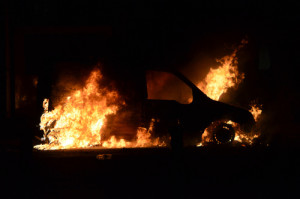 Two Israelis were hurt when a Molotov cocktail was thrown at a vehicle (illustrative photo). Photo: Wikimedia Commons.